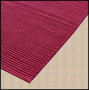 tappeto per la cucina cotone rosso righe lavabile in lavatrice shoppinland